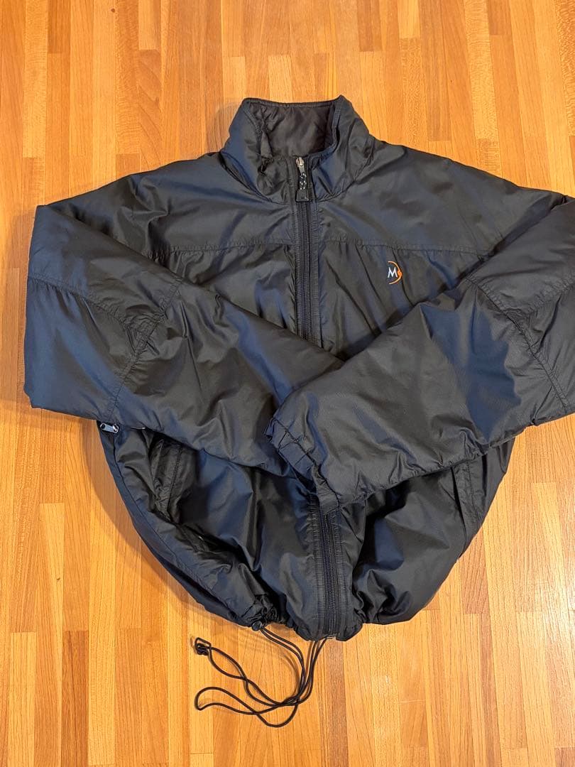 90s-00s ムーンストーン　中綿　ナイロンジャケット　M　ブラック