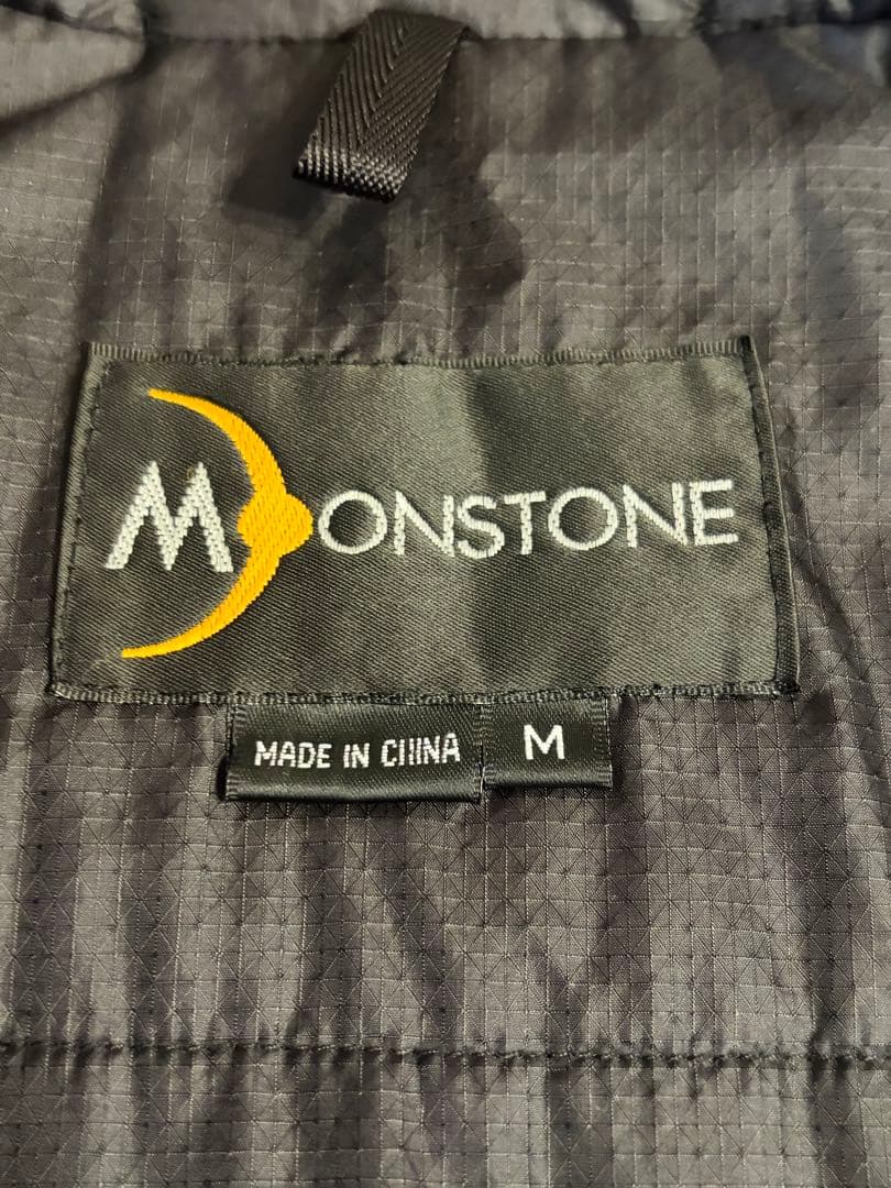 90s-00s ムーンストーン　中綿　ナイロンジャケット　M　ブラック