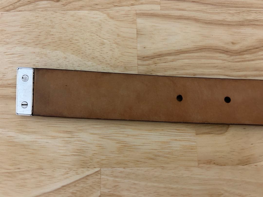 ルイヴィトン モノグラム サンチュール ベルト シルバー金具