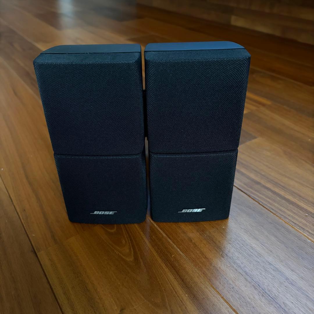 【希少】BOSE ダブルキューブサテライトスピーカー ２個セット ブラケット付き