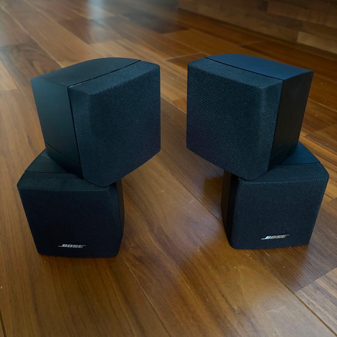 【希少】BOSE ダブルキューブサテライトスピーカー ２個セット ブラケット付き