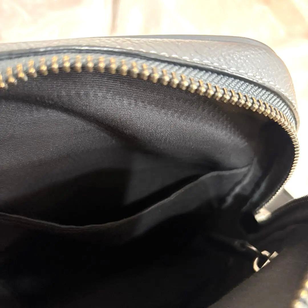 coach コーチ　メンズボディバッグ　ショルダーバッグ　美品　グレーレザー