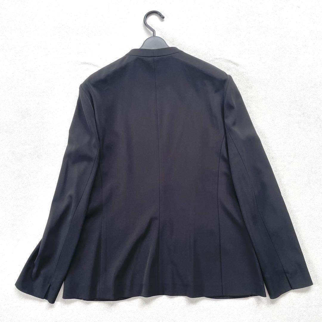 極美品・大きいサイズ✨ICB ノーカラー パンツ スーツ セットアップ シルク