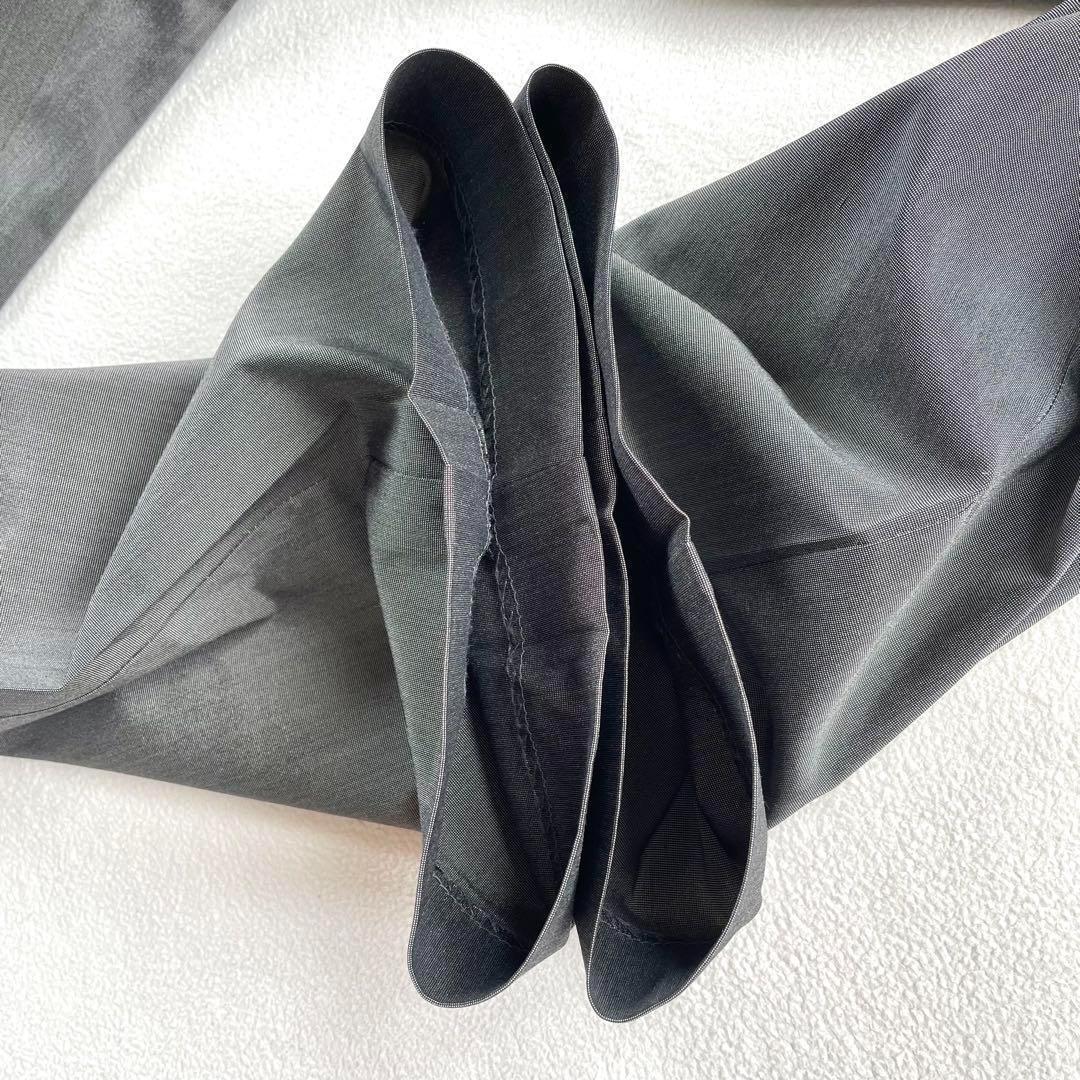 極美品・大きいサイズ✨ICB ノーカラー パンツ スーツ セットアップ シルク