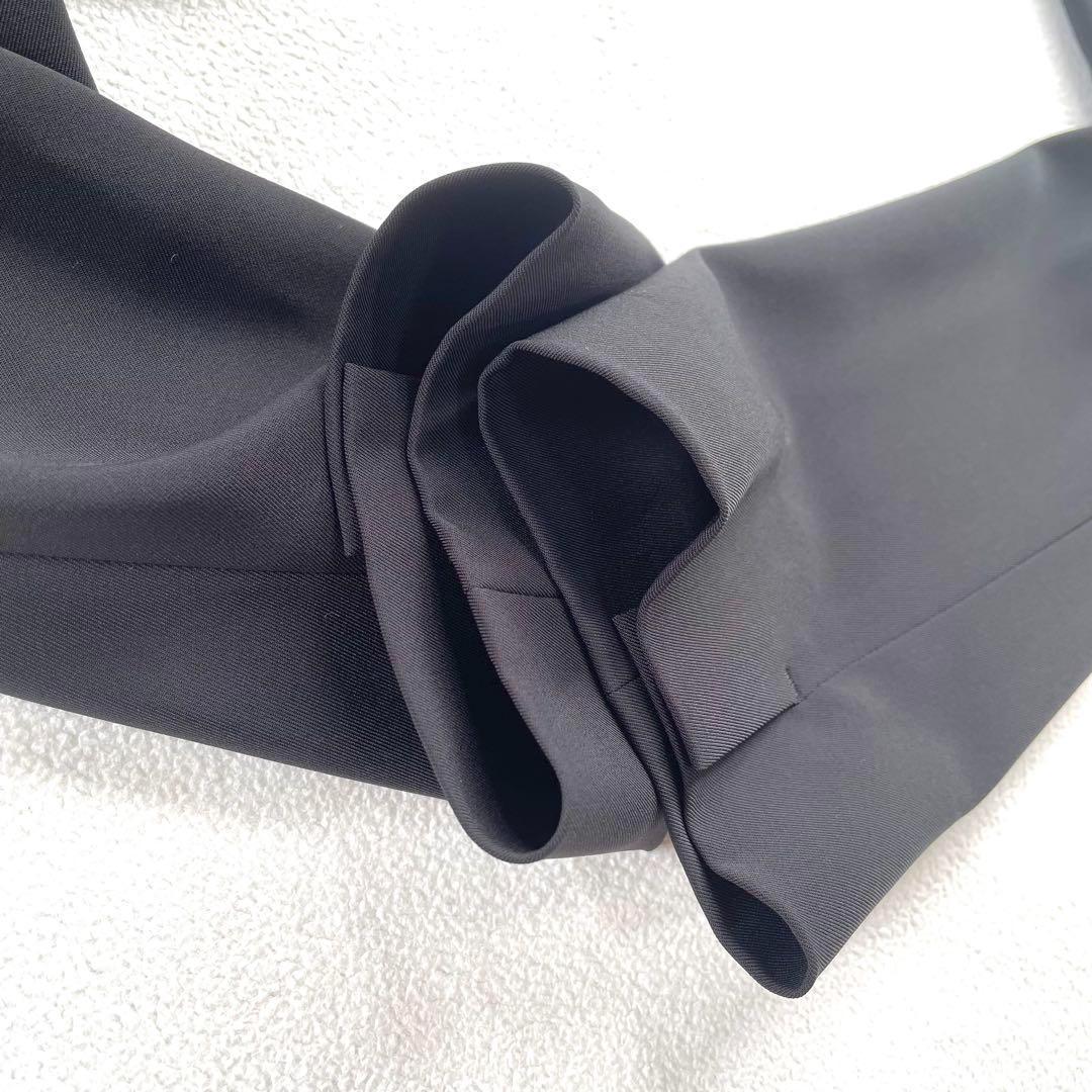 極美品・大きいサイズ✨ICB ノーカラー パンツ スーツ セットアップ シルク