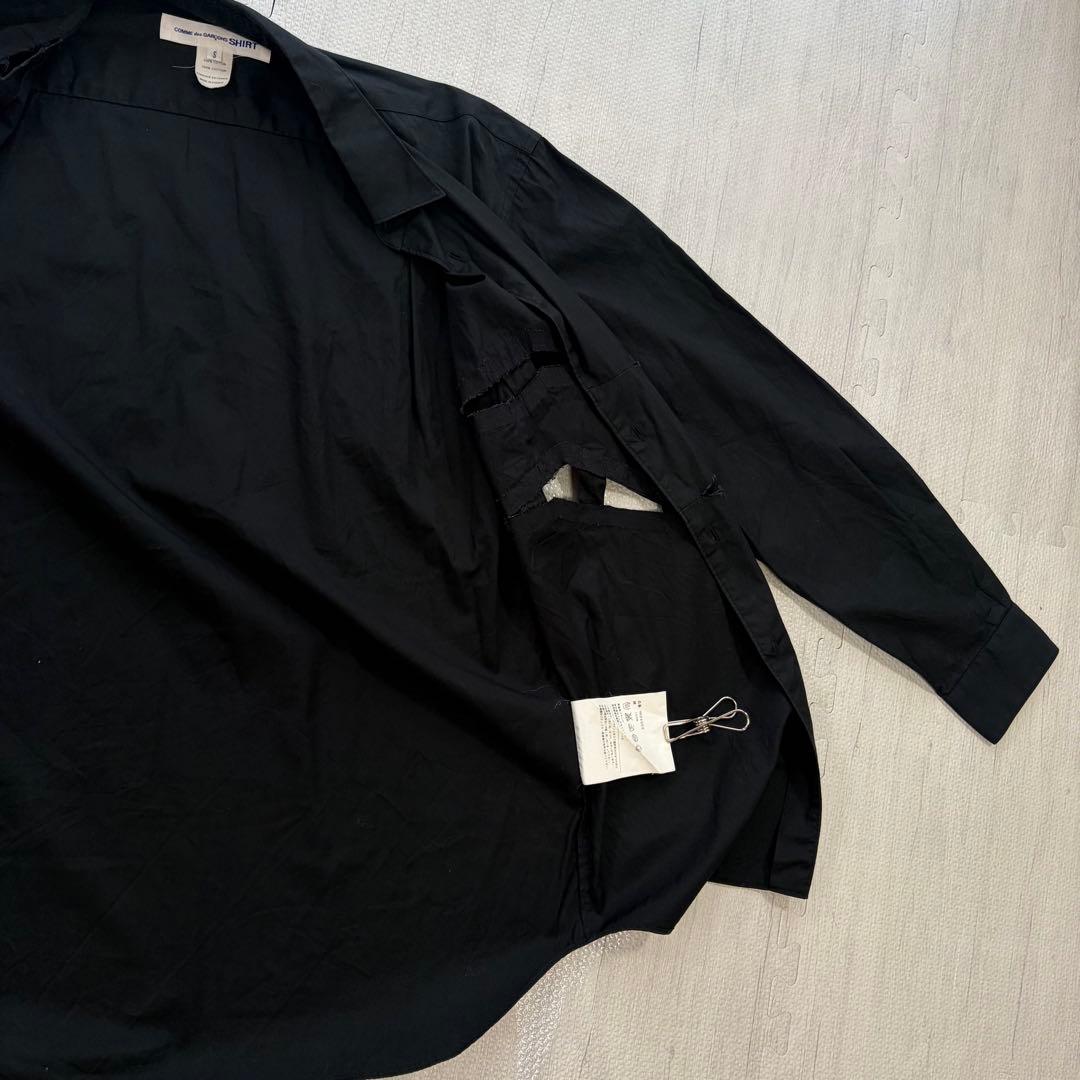 個性派 COMME des GARCONS 変形 長袖シャツ フランス製