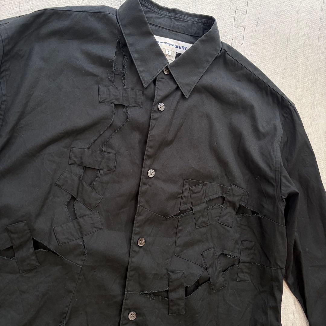 個性派 COMME des GARCONS 変形 長袖シャツ フランス製