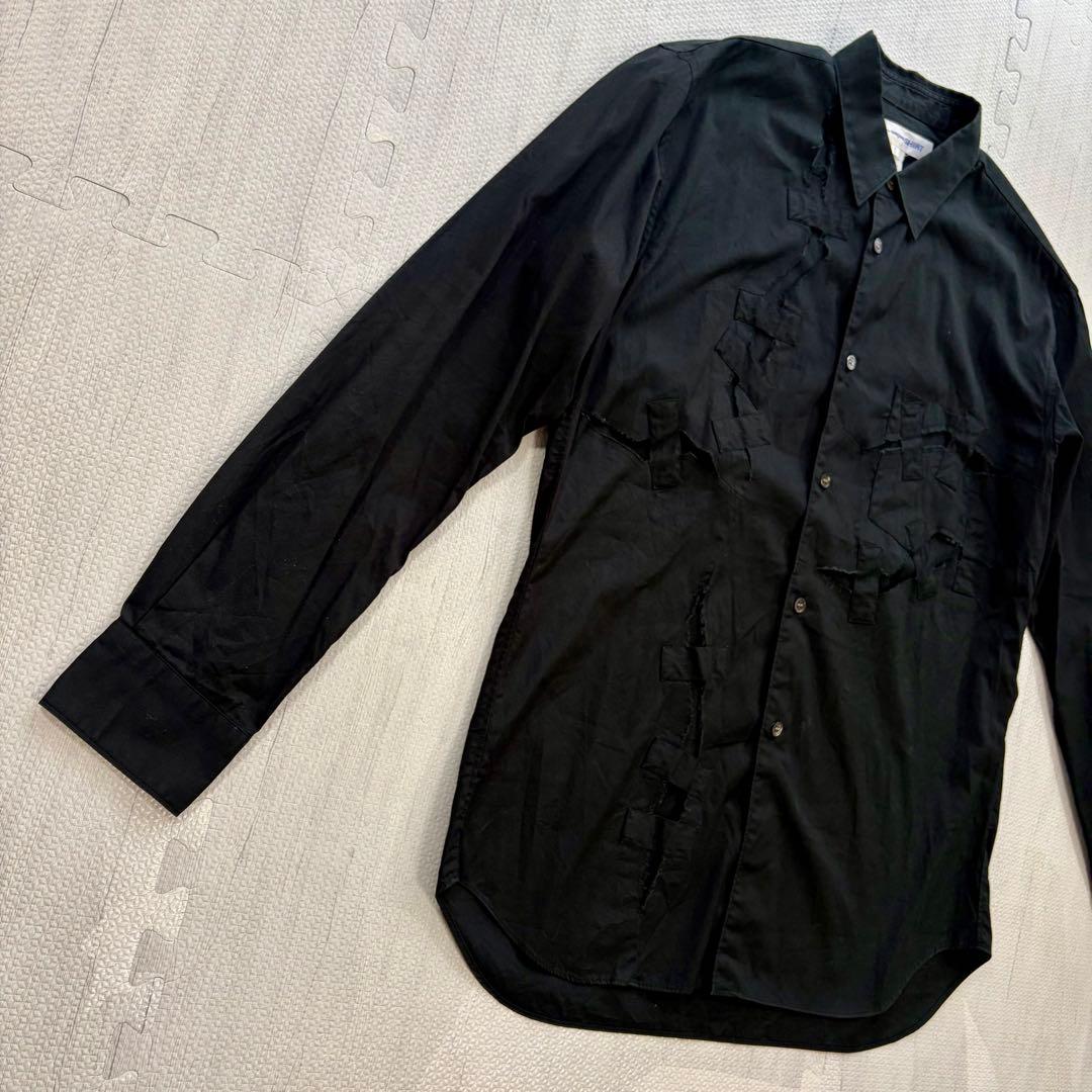 個性派 COMME des GARCONS 変形 長袖シャツ フランス製