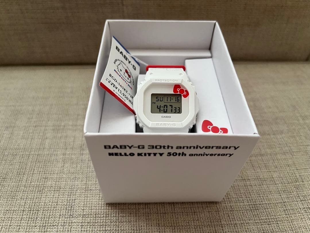 【完売品】BABY-G Hello Kitty コラボモデル　Gショック　キティ