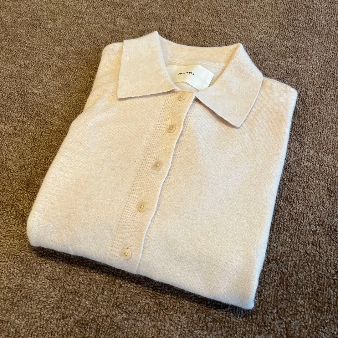 【TODAYFUL】ラクーンニットカーディガン