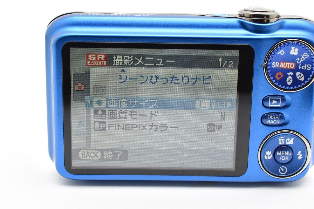 【美品】FUJIFILM FINEPIX JX400 ブルー　動作確認済