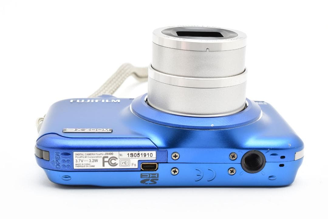 【美品】FUJIFILM FINEPIX JX400 ブルー　動作確認済