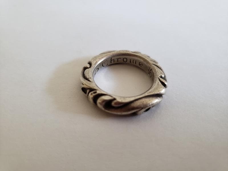 CHROME HEARTS／スクロールバンドリング／SV925／10～11号