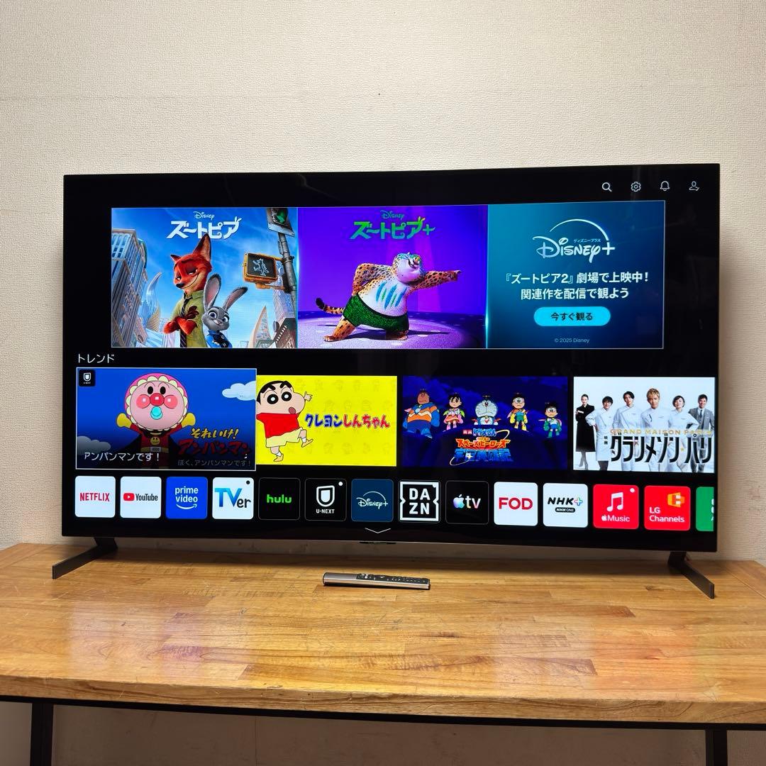 LG 65インチ 4K 有機ELテレビ OLED65G1PJA 動画アプリ搭載