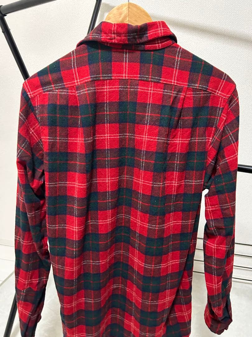 【USA製】PENDLETON ウールシャツ 赤チェック M 70年代タグ