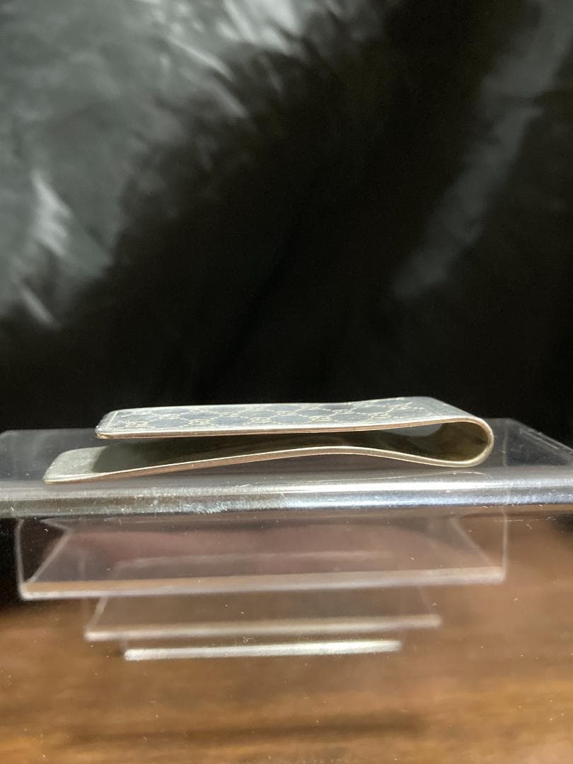 グッチ マネークリップ GG柄 グッチシマ ダブルG シルバー925