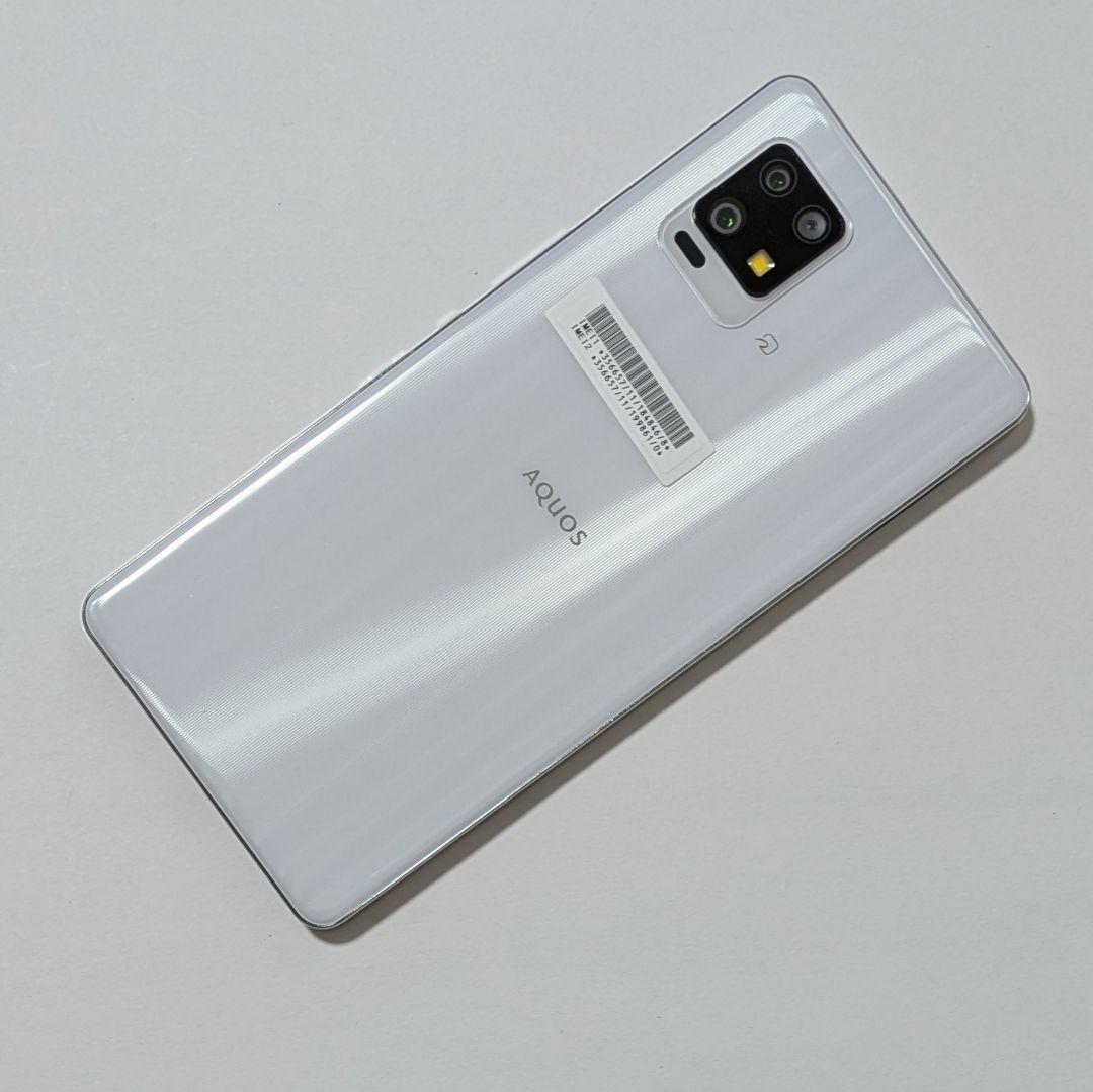 【液晶美品】AQUOS zero6 A102SH 白 ソフトバンク SIMフリー