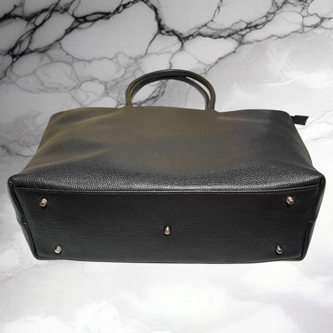 【ラトム】美品 最上位モデル バングラデシュレザー シボ革 ビジネストート