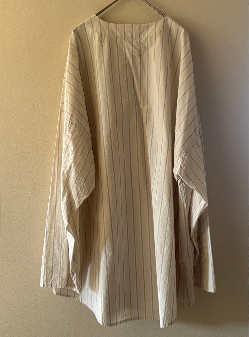 Chez VIDALENC ストライプシャツ