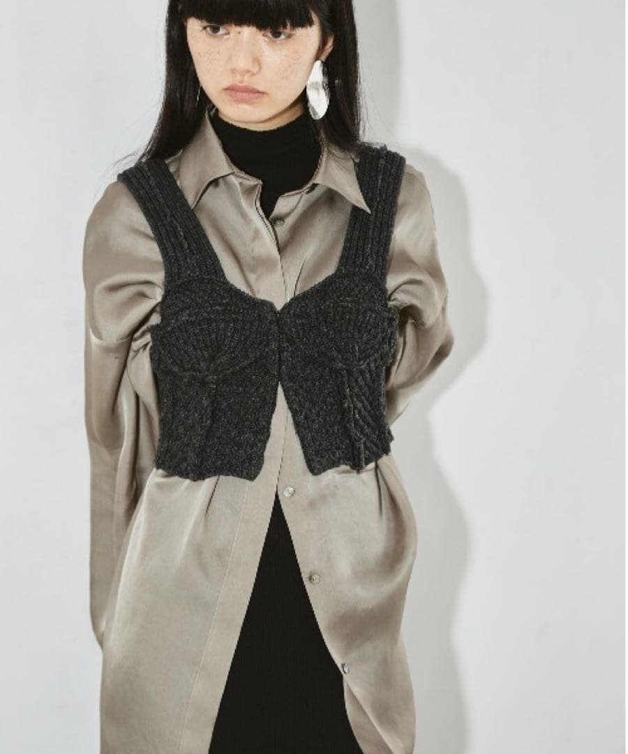 TODAYFUL オーガンジーポケットシャツ