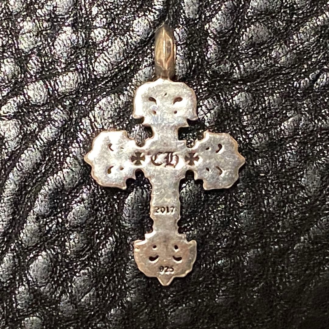 クロムハーツ タイニーフィリグリークロス チャーム シルバー