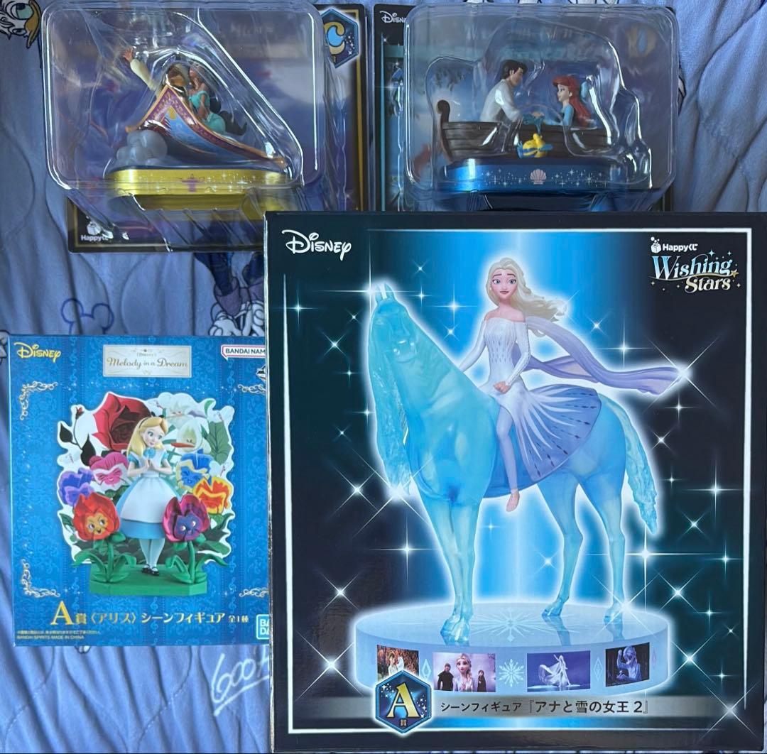 ディズニー ハッピーくじ フィギュア Ａ賞 C賞 D賞