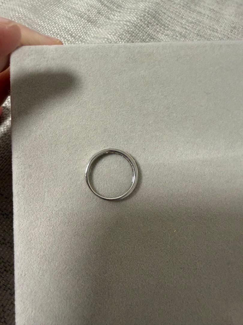 kinoko京セラジュエリー　プラチナハーフエタニティリング