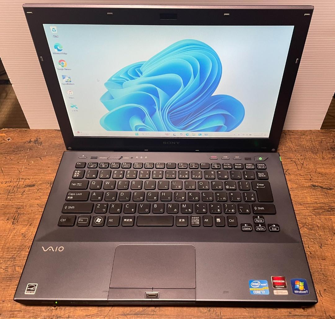 Win11 SONY VAIO i7 8GB SSD240GB 純正ACアダプタ