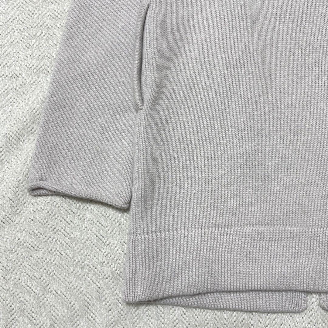 FOXEY フォクシー フード付 ロングカーディガン カシミヤ100% グレー