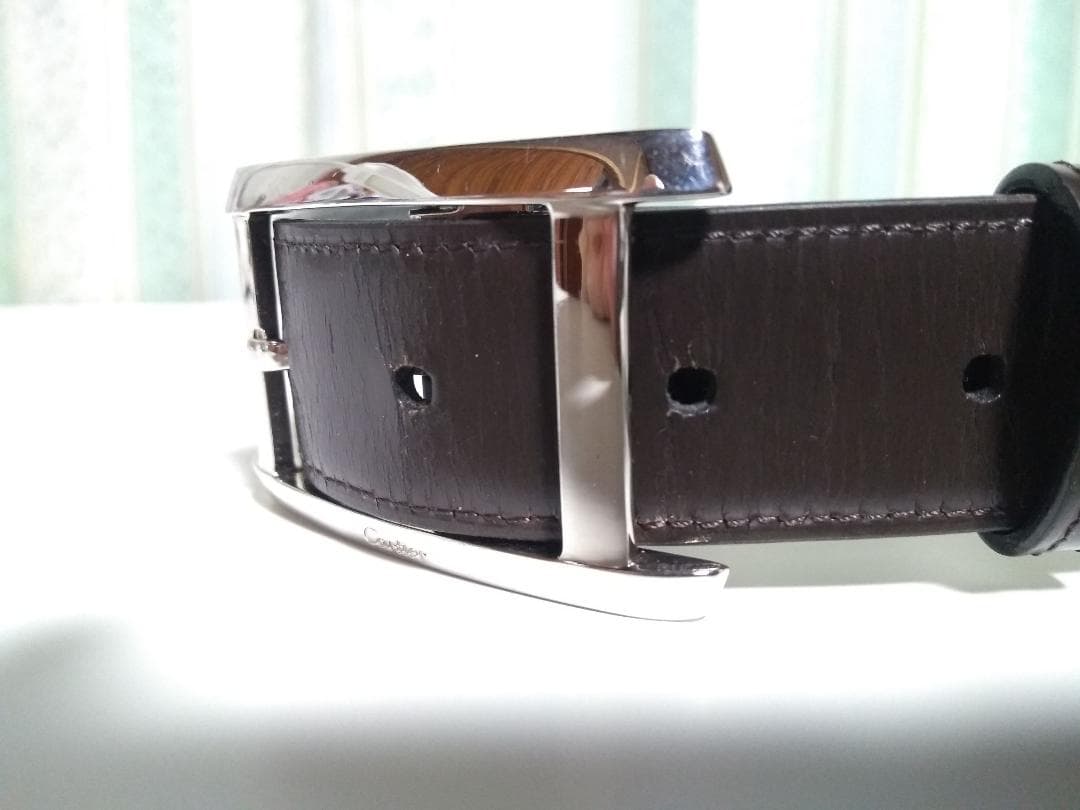 84【正規品】カルティエ アルディロン タンク シルバー　ベルト