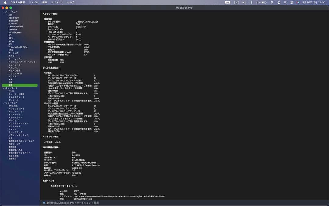 MacBook Pro2020 13インチ 8GB 512GB