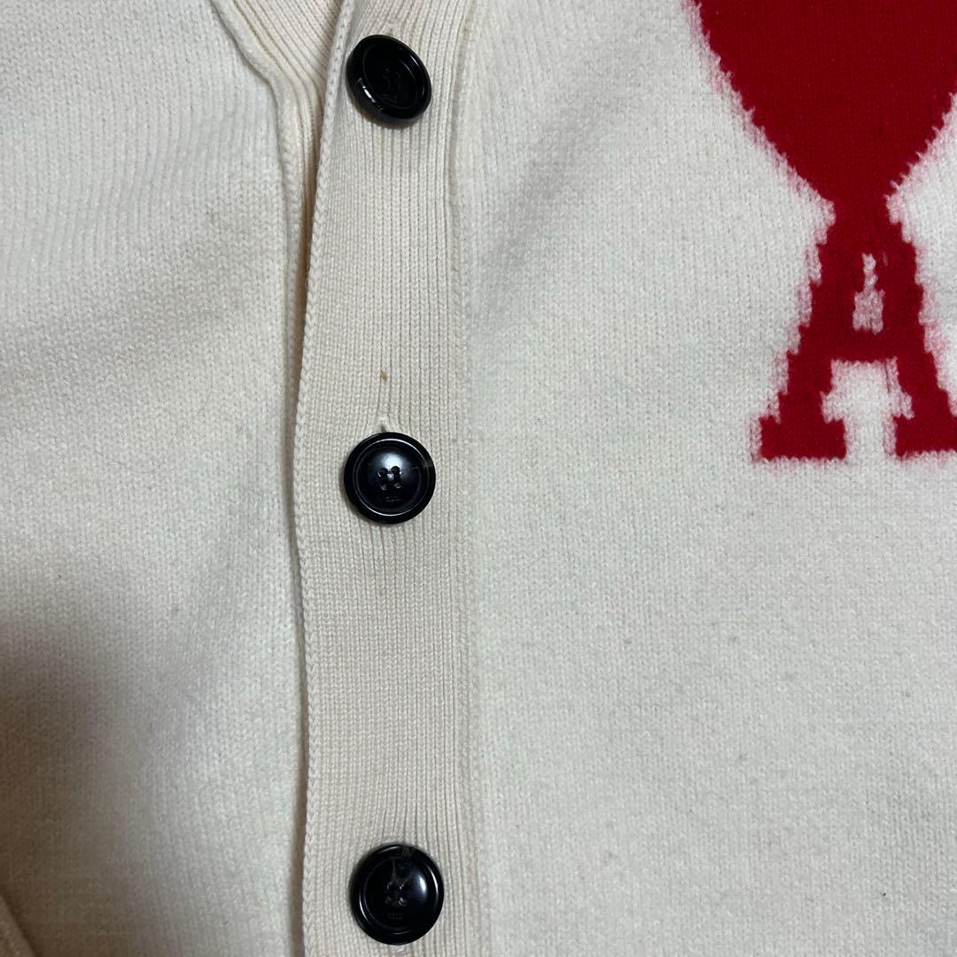 【ami paris】 カーディガン オフホワイト 【XS】