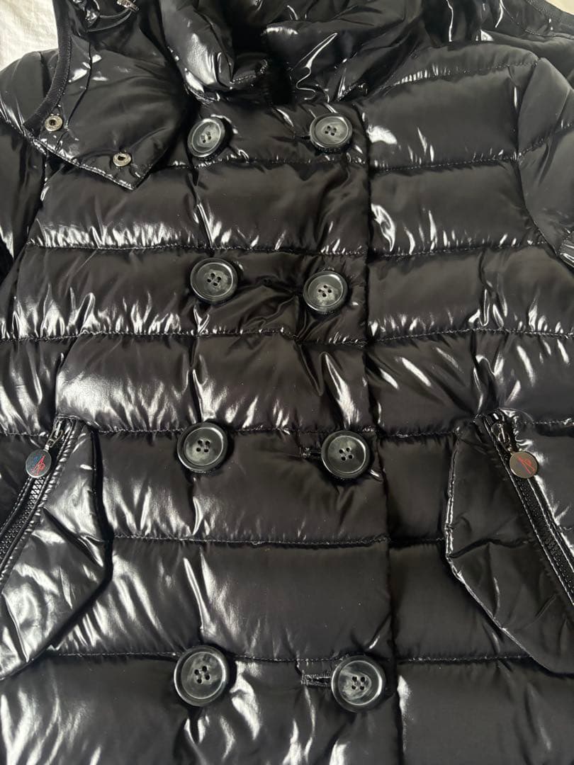 モンクレール ダウンジャケットPLANE moncler 1 ブラック　コート