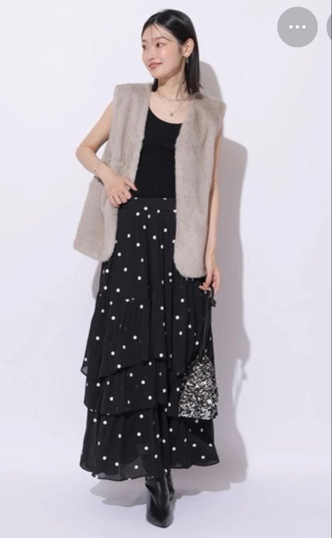 Mystrada♡ランダムティアードスカート　Mサイズ