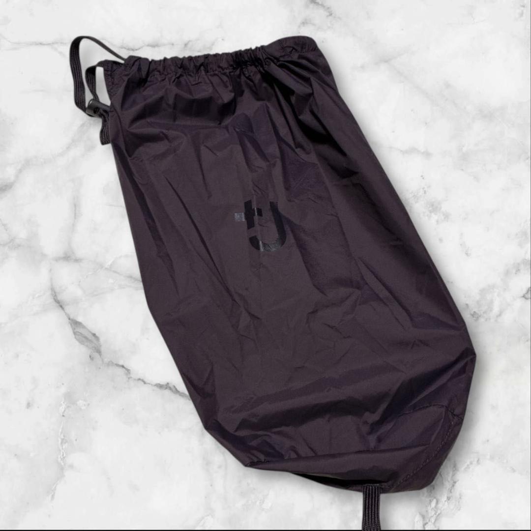 【美品】ユニクロ +J 　ウルトラライトダウン　フーデットコート パープル L