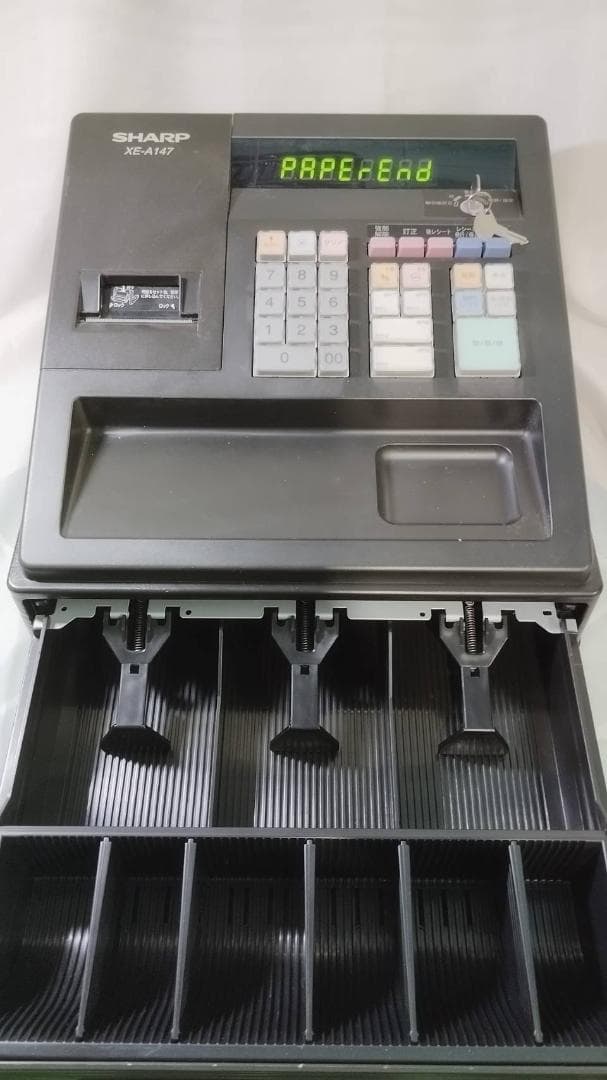 SHARP XE-A147 レジスター キー付き　Y130