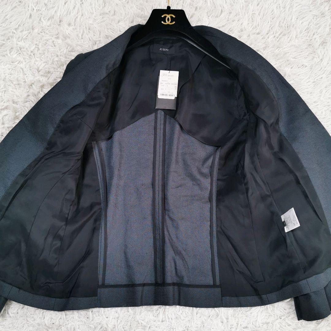 【タグ付✨】ジョゼフ スーツ セット ジャケット 1Ｂ パンツ リネン混 L