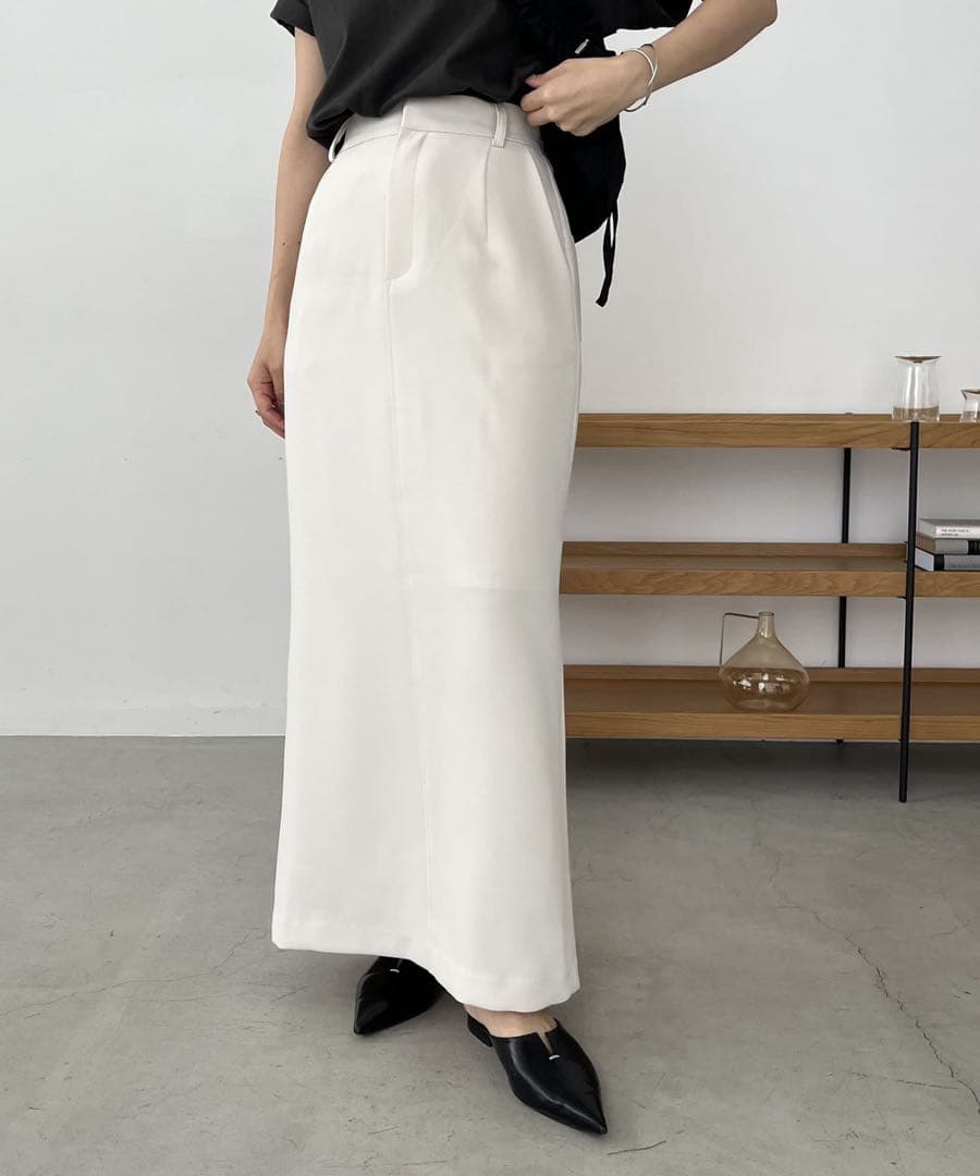 capricieux lemage マキシ|ラインスカー ト