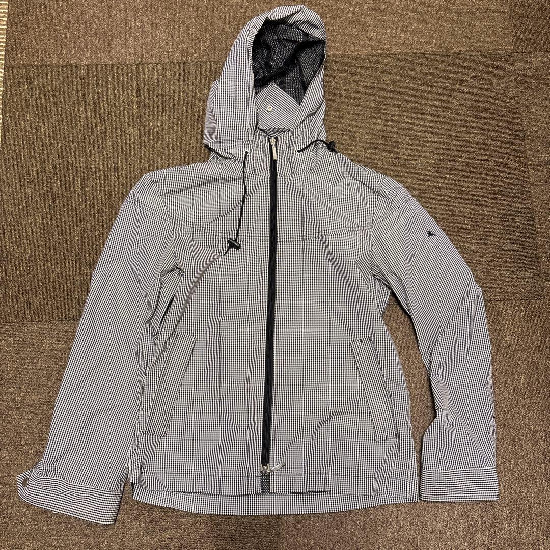 BURBERRY BLACK LABEL チェック柄ナイロンジャケット L
