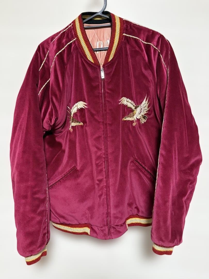 東洋エンタープライズ 別珍×サテン リバーシブルジャケット スカジャン