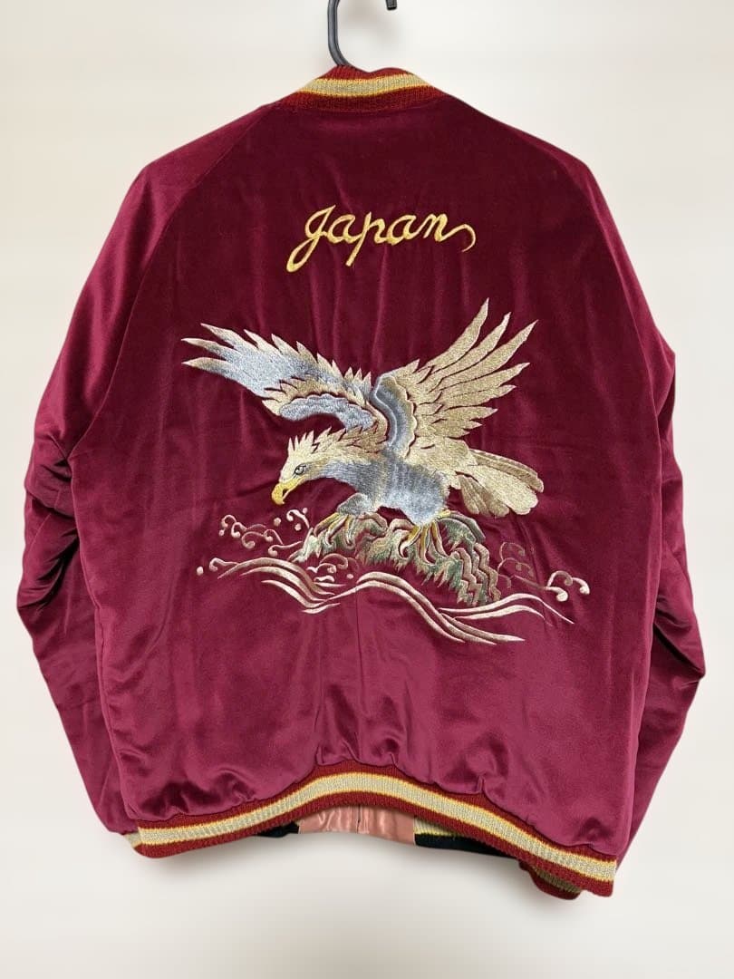 東洋エンタープライズ 別珍×サテン リバーシブルジャケット スカジャン