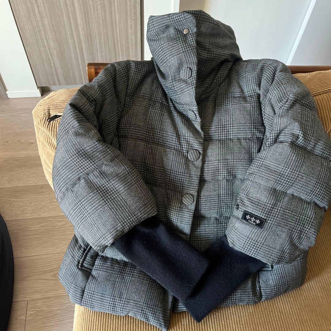 TATRAS ダウンジャケット グレー系チェック