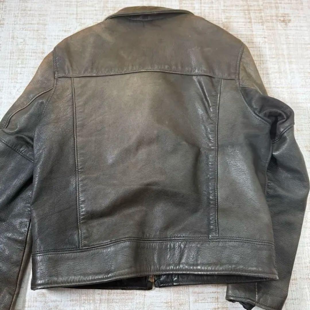 Schott ショットジャケット レザー ジップアップ Mサイズ