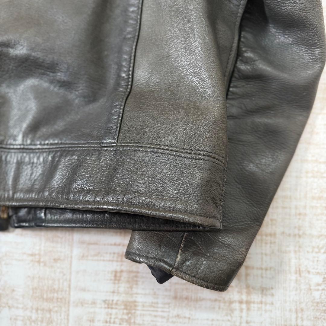 Schott ショットジャケット レザー ジップアップ Mサイズ