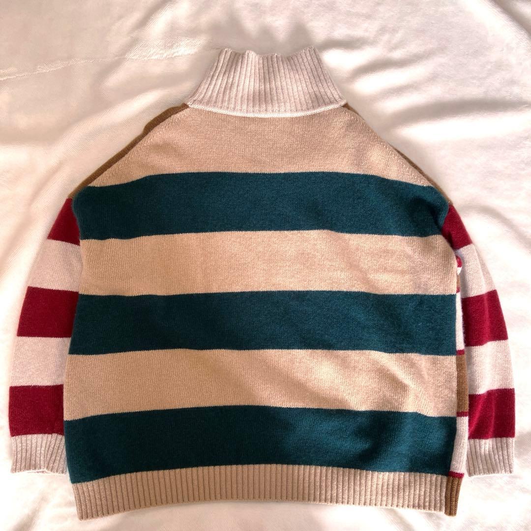 WEEKENDMaxMara 洗える　ウール１００%ボーダーニット