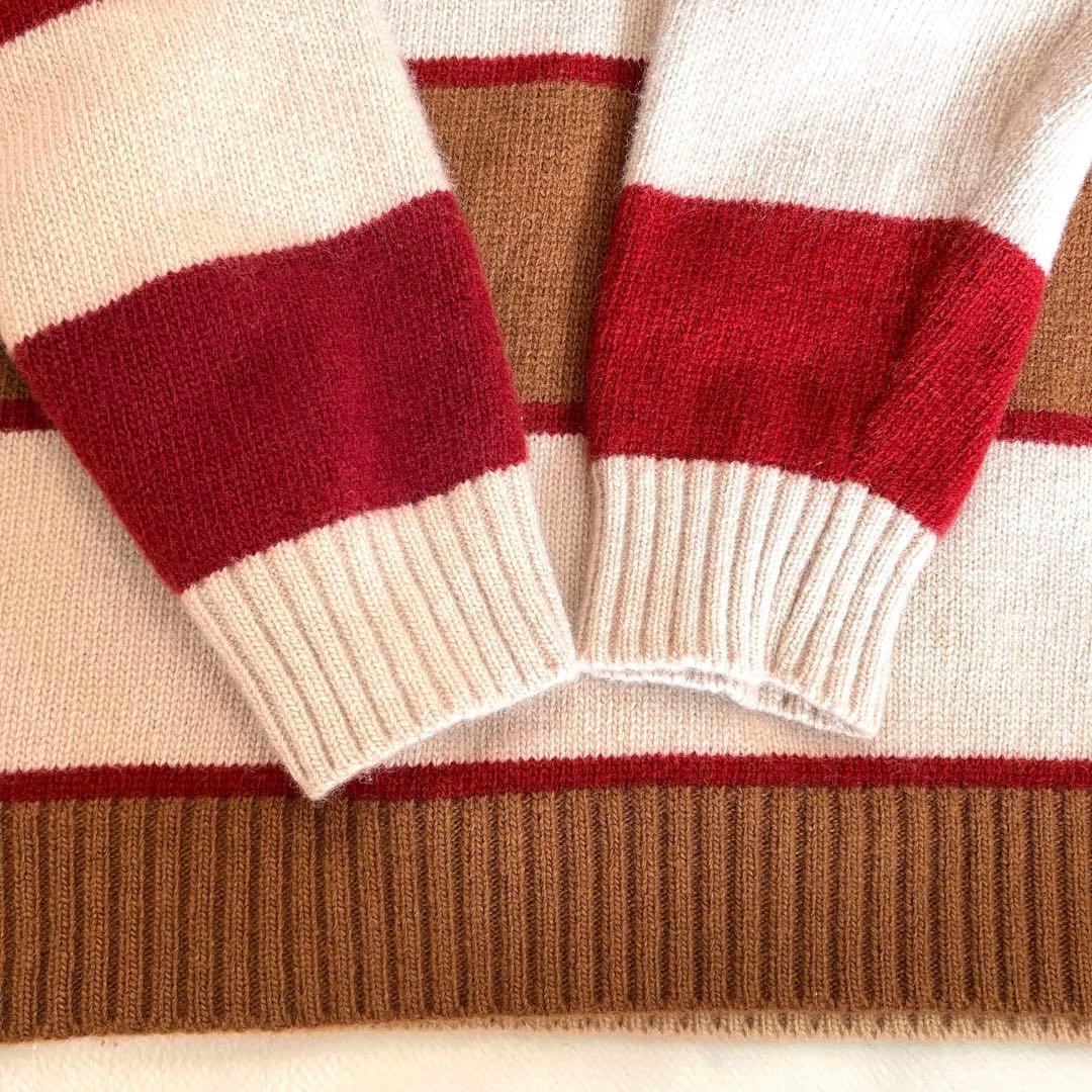 WEEKENDMaxMara 洗える　ウール１００%ボーダーニット