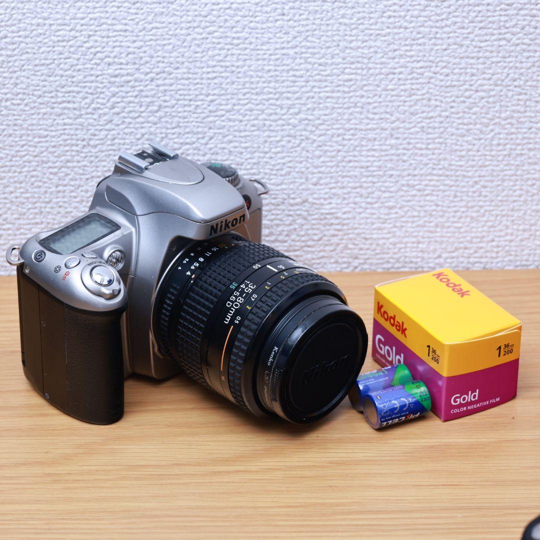 フィルムカメラ Nikon Us レンズ フィルム電池付き