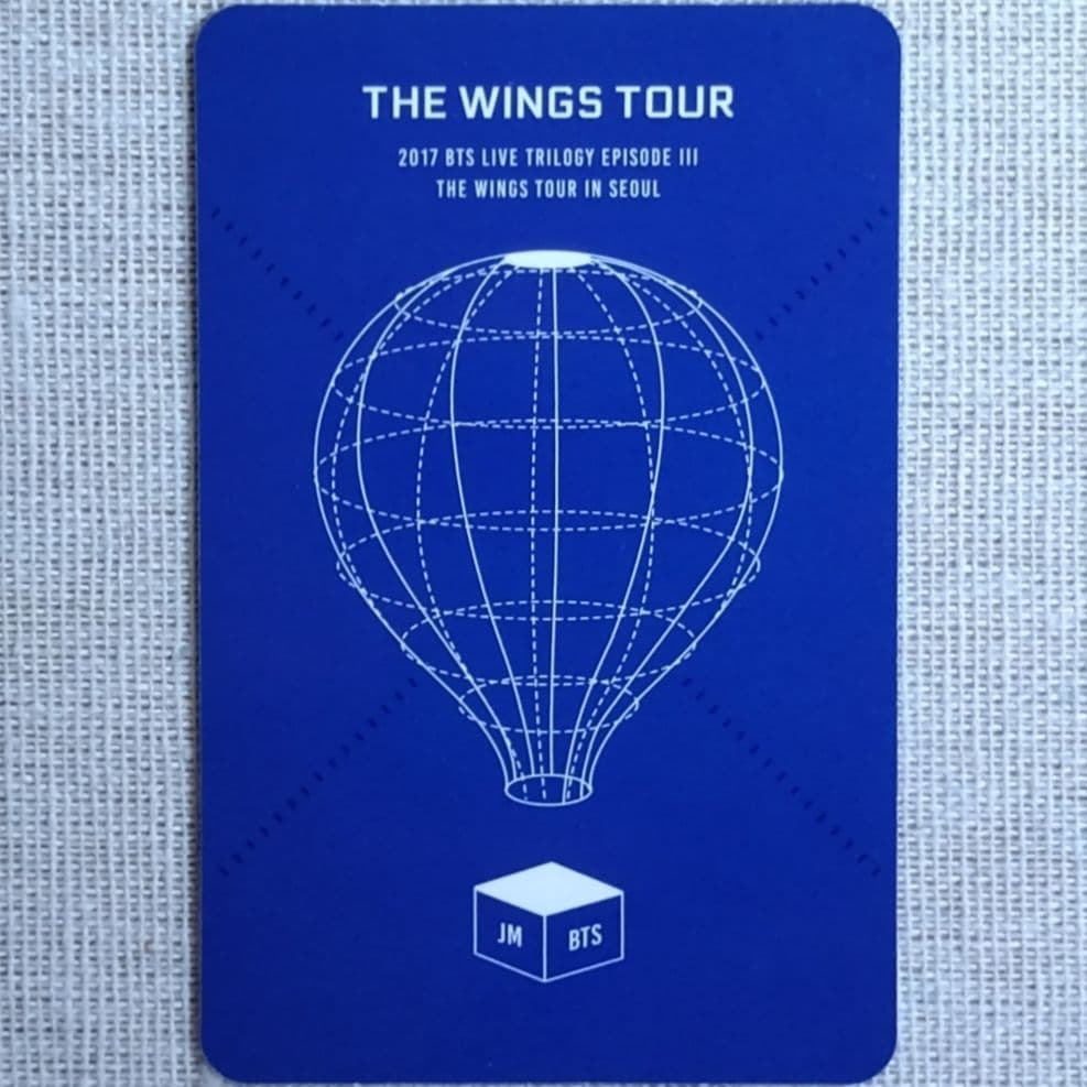 BTS THE WINGS TOUR DVD JIMIN トレカ