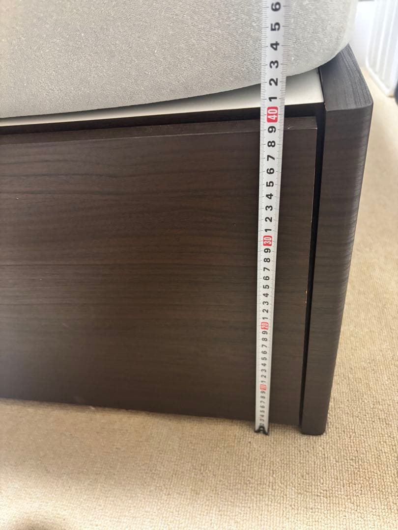 【引取希望】【高崎市】ニトリ セミダブルベッドフレーム 収納・コンセント付き