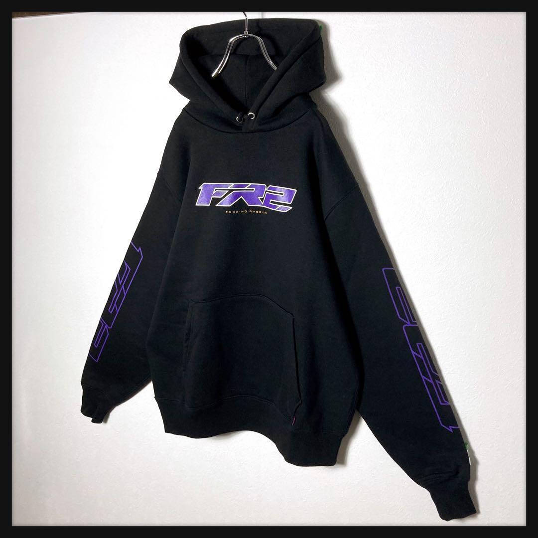 【激レア★美品】FR2 撫子 金髪 バイカーガール パーカー ブラック 即完売品